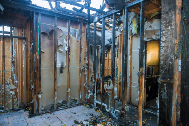 Professional Smoke Damage Restoration technician working in Richmond, TX